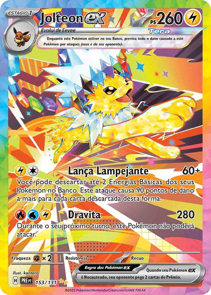 Jolteon ex 153 131