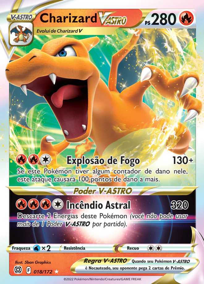 Charizard VSTAR 018 172 PT BR NM 1