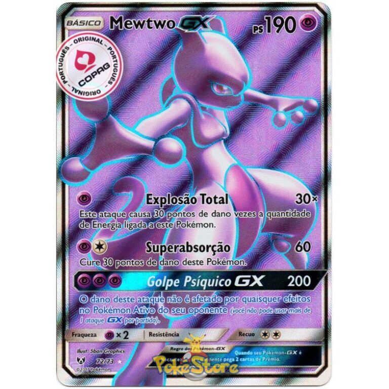 Mewtwo GX 72 73 PT BR NM e1739958155940