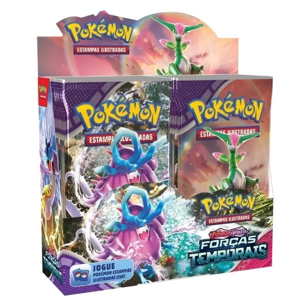 booster box forcas temporais pokemon tcg