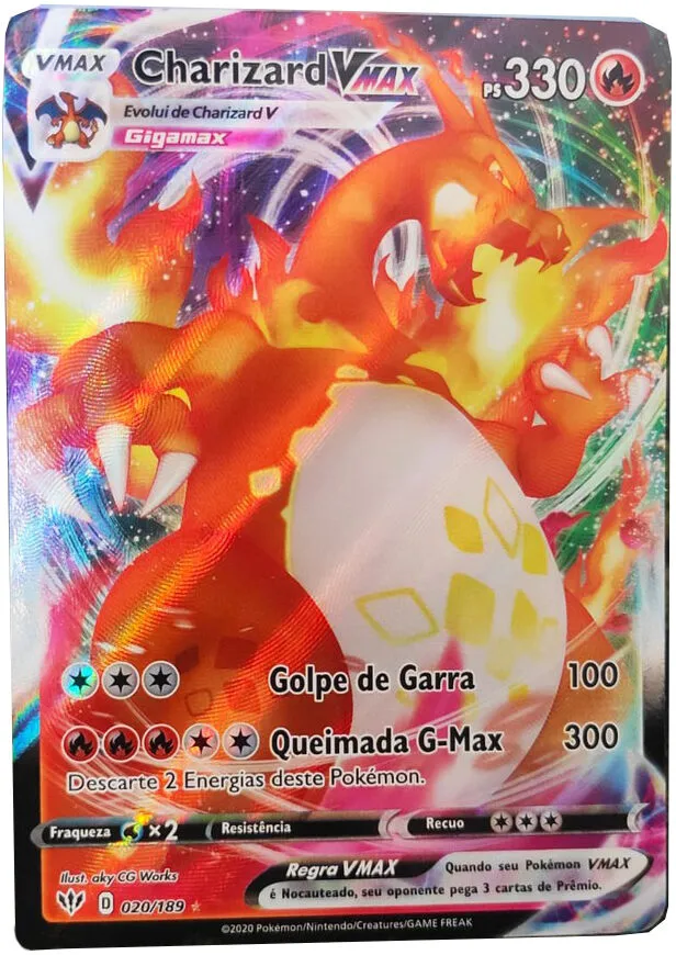 Charizard VMAX 20 189 Portugues NM e1739942308302