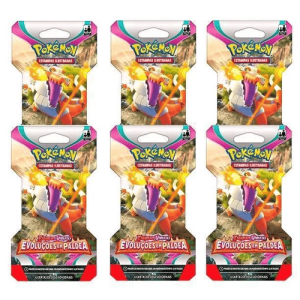 blister 6 unidades evolucoes paldea 1