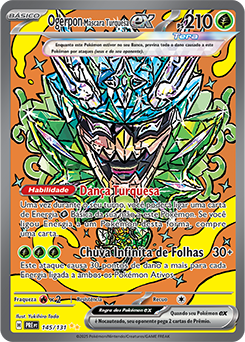 Ogerpon Mascara Turquesa EX 145 131